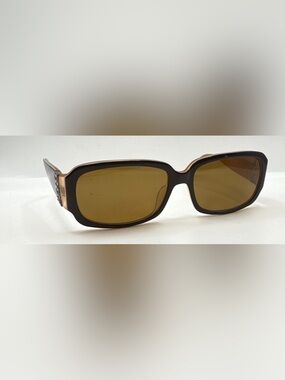 Sol by Daisy Fuentes 102P Brown Oval Sunglasses Frames Only